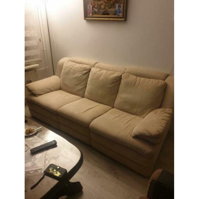 Bank 3-zits en 2 fauteuil