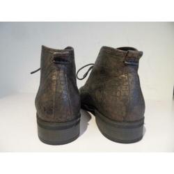 Brons kleur Durea veterboots 40 1/2 H