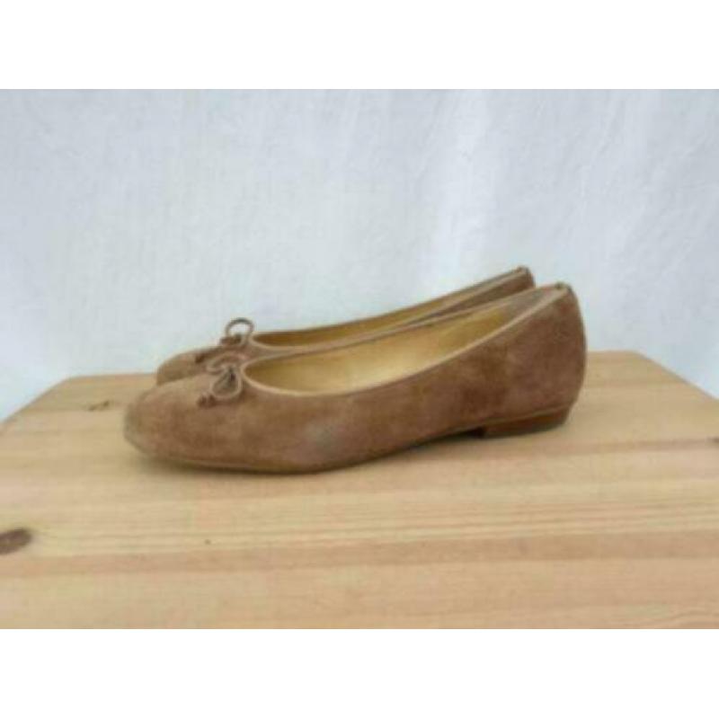 Paul green suede ballerina's maat 41,5 (7,5)