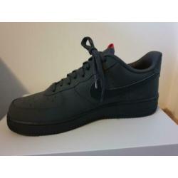 Nieuwe nike air force 1 anthracite black maat 45