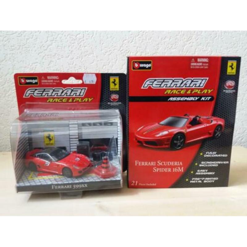 Burago race and play Ferrari 599XX & Assembly kit