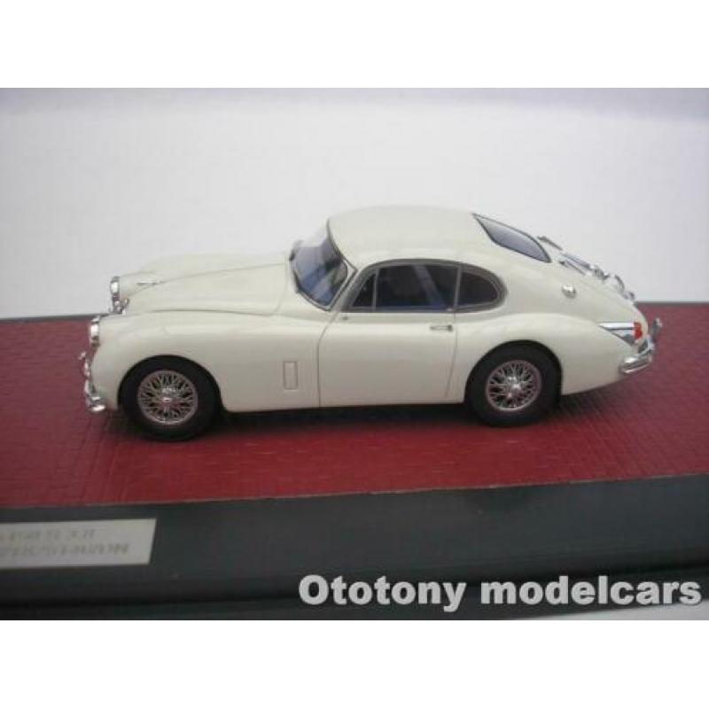 Jaguar XK150 S 3.8 Fastback by Hartin 1960 Wit 1/43 Matrix