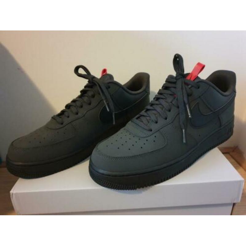 Nieuwe nike air force 1 anthracite black maat 45