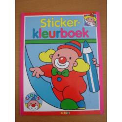 Sticker kleurboek