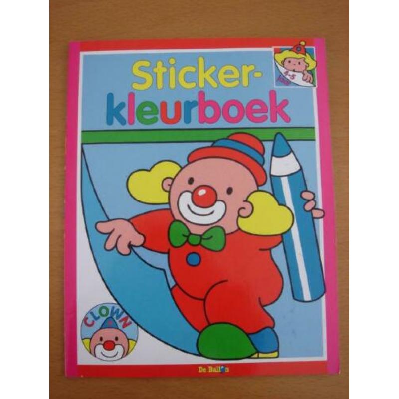 Sticker kleurboek