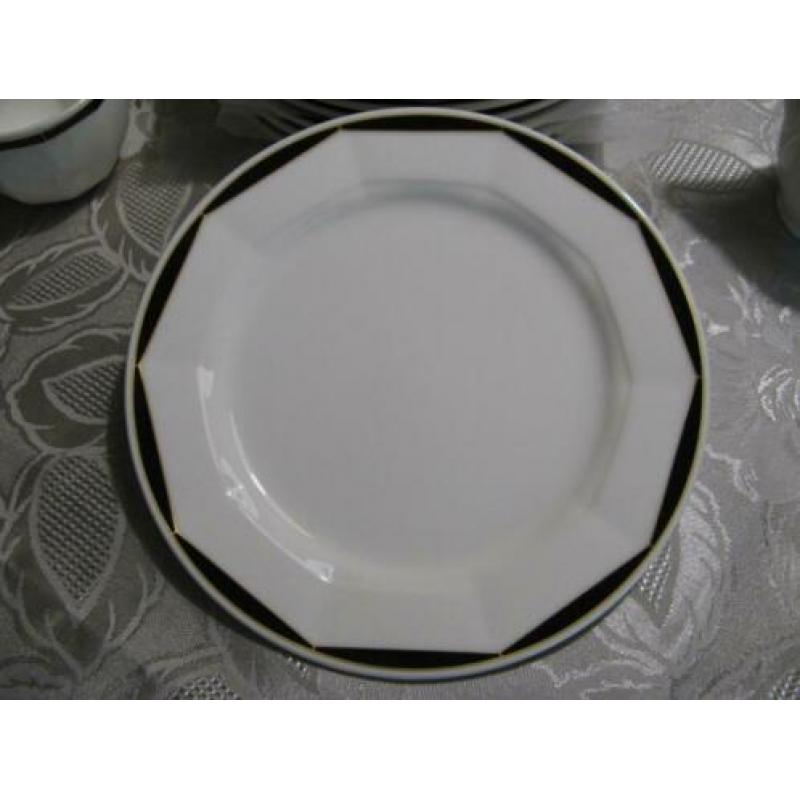 villeroy & boch ontbijt servies (varia-black) 12 delig