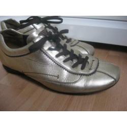 maat 37,5 paul GREEN gouden SNEAKERS