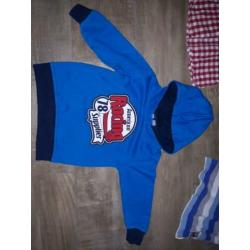 hoody, polo shirt en overhemd maat 92 o.a. Sturdy en C&A