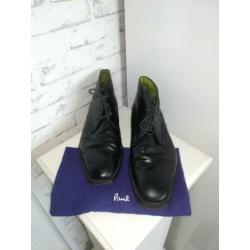 Paul Smith zwarte ankle boots, echt leer. Maat 44.