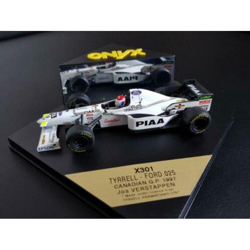 Tyrrell Ford 025 Canadian G.P. Jos Verstappen 1997 1:43 Onyx