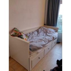 IKEA hemnes bed uitschuifbaar 1 en 2 persoons