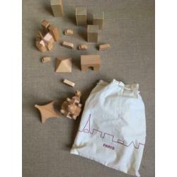 Parijs City in a Bag Muji hout speelgoed accessoire