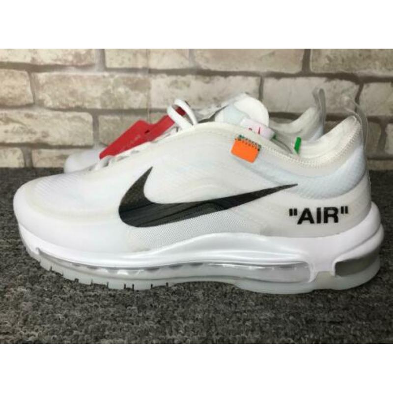 Off White X Air Max 97 Wit