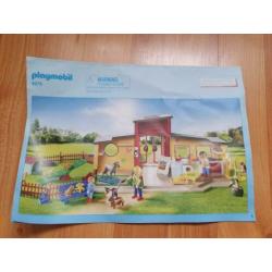 Partij playmobil, ziekenhuis, school, en meer