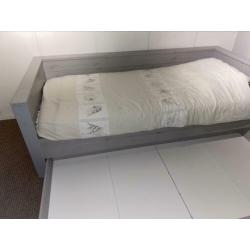 zgan WOOOD bedbank incl opberglade