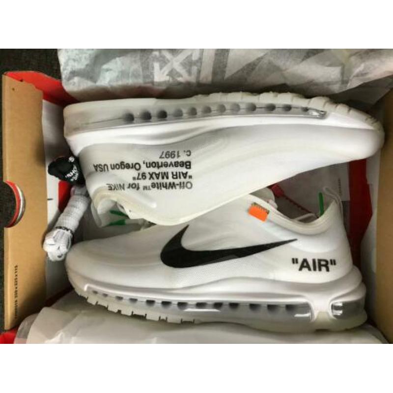 Off White X Air Max 97 Wit