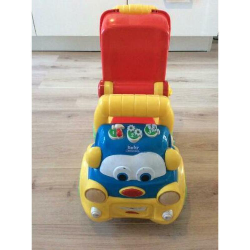 Clementoni 2 in 1 loopauto en zitauto