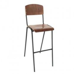 VINTAGE RESTAURANT STOELEN SCHOOLSTOELEN, stoel smokey 937