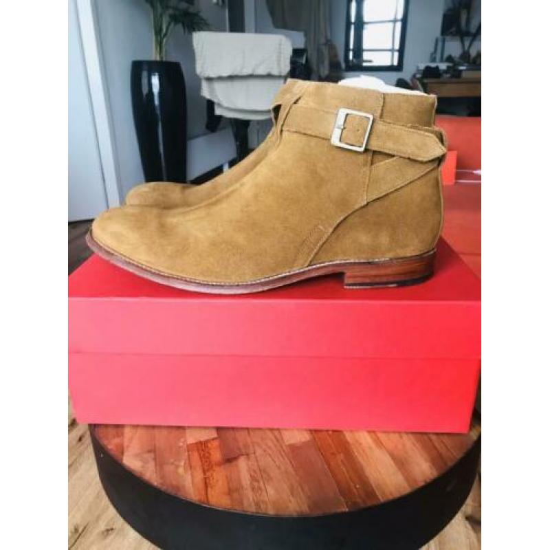 Grenson Corey Suède Boot Bruin Maat 44