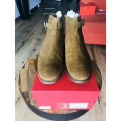 Grenson Corey Suède Boot Bruin Maat 44