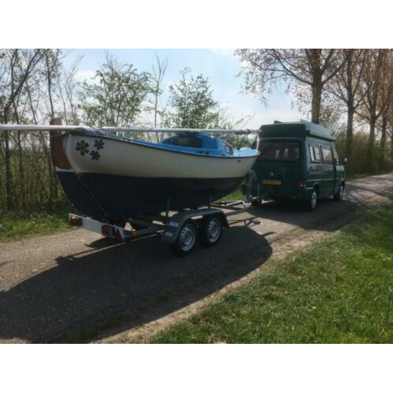 Oostzeejol Midget 15 compleet met wegtrailer