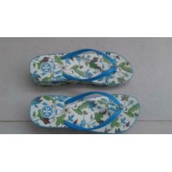 Tory Burch turquoise slippers