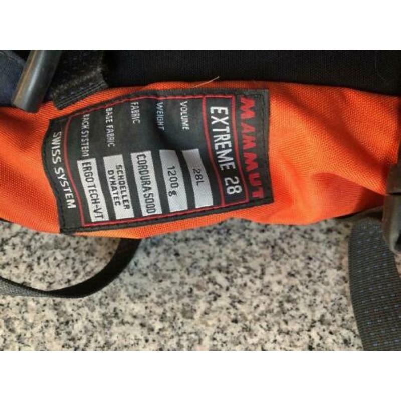 Mammut Extreme rugzak 28 liter.1