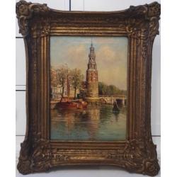 P.J.A. Wagemans (1879-1955) - Montelbaanstoren in Amsterdam