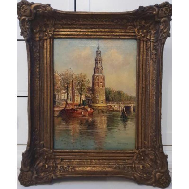 P.J.A. Wagemans (1879-1955) - Montelbaanstoren in Amsterdam