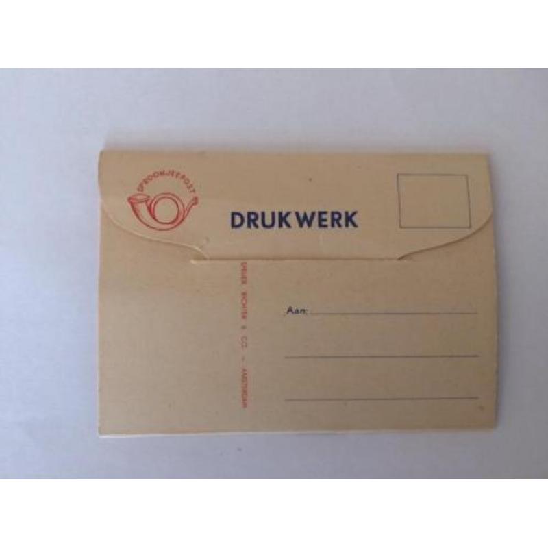 Drie envelop boekjes 1946 W.Boost