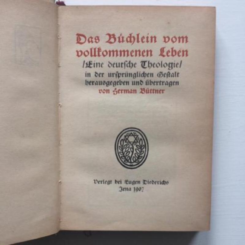 Herman Büttner - Das Büchlein vom vollkommenen Leben - 1907