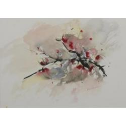 Antonio Poioumen - Geschikt - 68 x 83 cm - aquarel op pap...