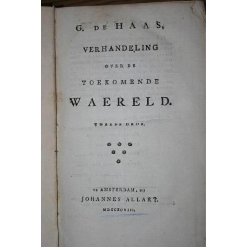 G. de Haas - Verhandeling over de toekomende Waereld (1798)