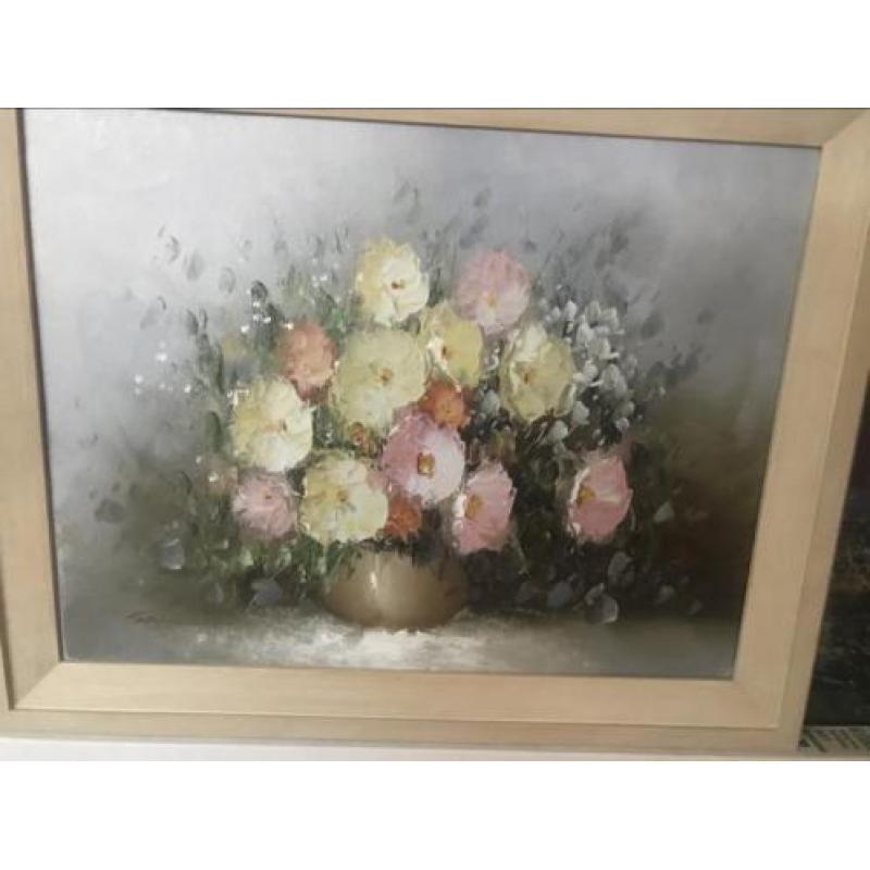 Schilderij op doek bloemen Samson