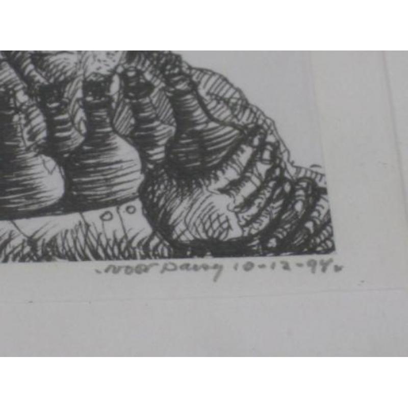 paul bartels 1992 tekening lijst 10,5/15,5 cm (22)