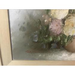 Schilderij op doek bloemen Samson