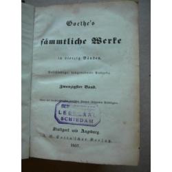 Goethe's Sämmtliche werke