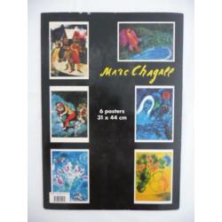 POSTER 6 STUKS van - CHAGALL - afmeting 31x44cm