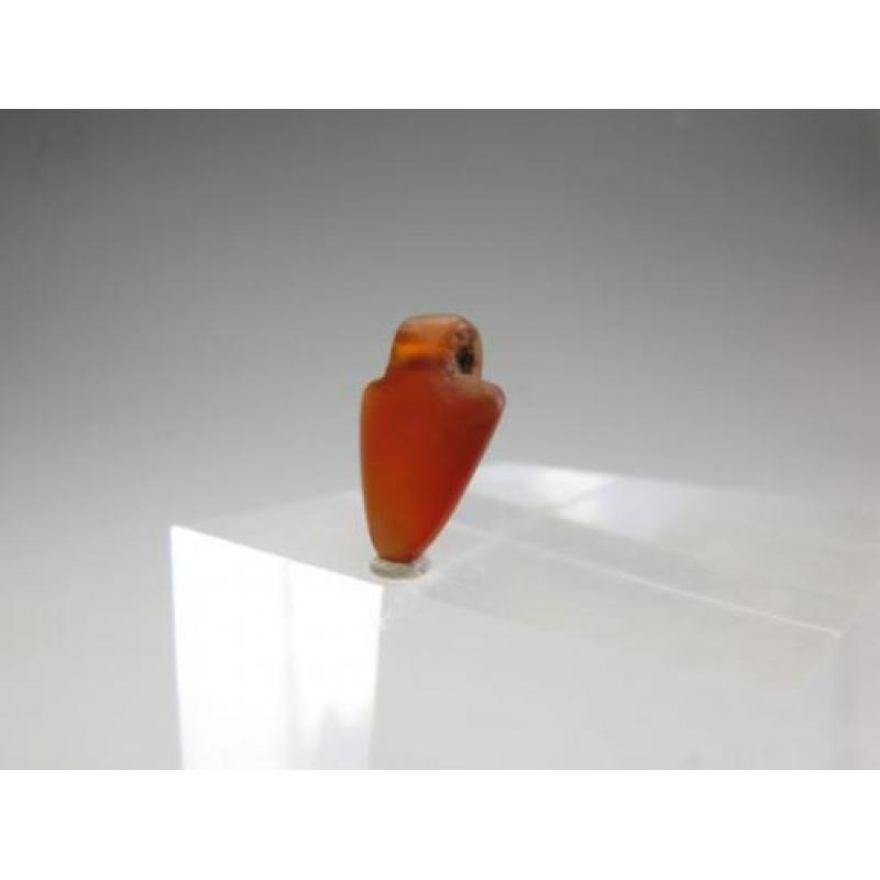 Egyptian hart amulet made of carnelian