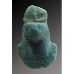 Egyptian faience fragment of Aegis as Bastet