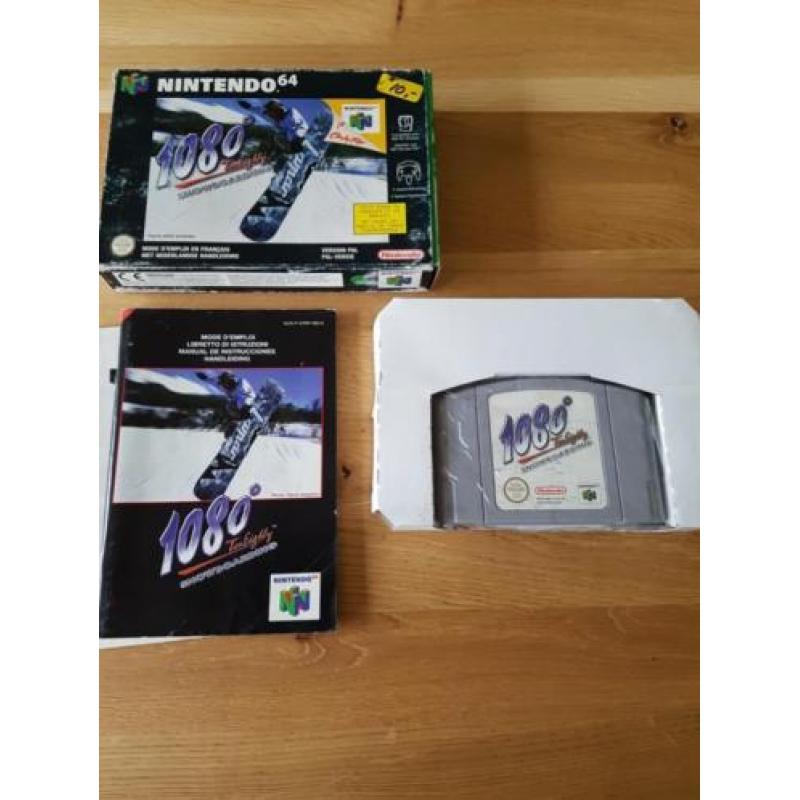 Nintendo N64 1080 Snowboarding compleet in doos